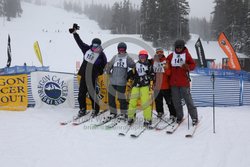 093-F-0030 <br>2024 Oregon Cancer Ski Out. Photo for review only. Not to be reproduced. All racers will receive 2 action photos and the group photo from the team captain. See notes regarding ordering additional images.