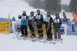 093-F-0032 <br>2024 Oregon Cancer Ski Out. Photo for review only. Not to be reproduced. All racers will receive 2 action photos and the group photo from the team captain. See notes regarding ordering additional images.