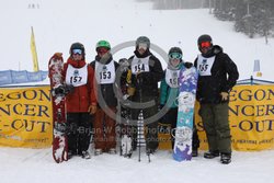 093-F-0043 <br>2024 Oregon Cancer Ski Out. Photo for review only. Not to be reproduced. All racers will receive 2 action photos and the group photo from the team captain. See notes regarding ordering additional images.