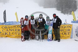 093-F-0045 <br>2024 Oregon Cancer Ski Out. Photo for review only. Not to be reproduced. All racers will receive 2 action photos and the group photo from the team captain. See notes regarding ordering additional images.